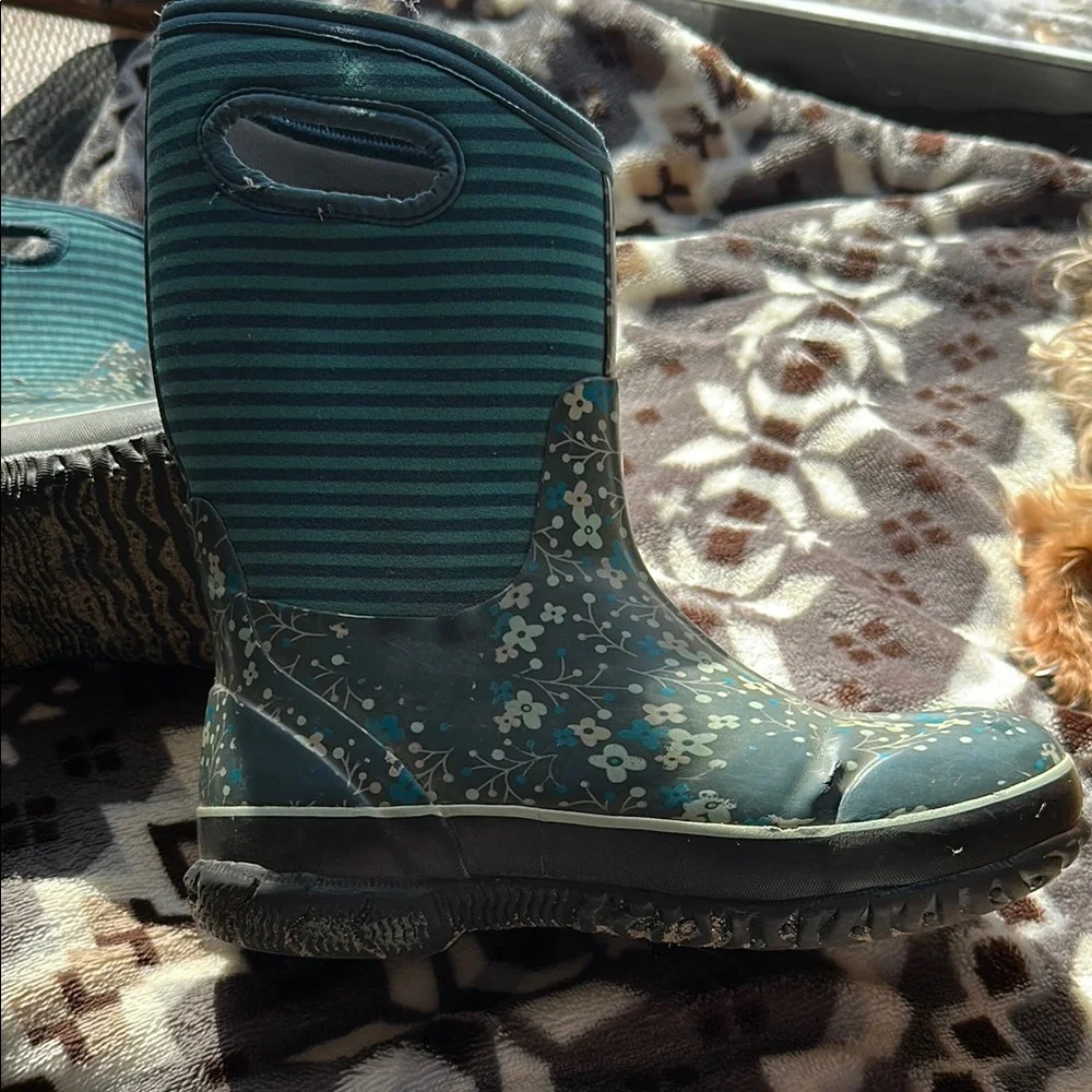 Bogs blue and Black Waterproof Rain & Snow Boots